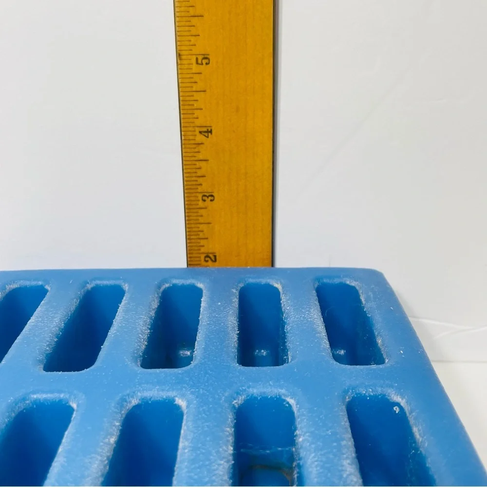 Dog Grooming Blade Caddy Vintage Double K Blue 5353 Holds 10 Clipper Reg Blades